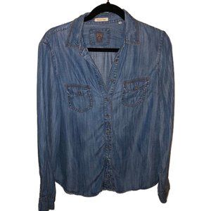 Massimo Dutti Jean Chambray Button Down